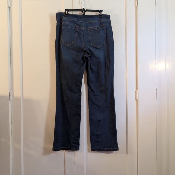 Westbound Jeans, 14L, Pull On Style, Flat Waistband, Flare Legs, 31.5" Inseam - Picture 2 of 5